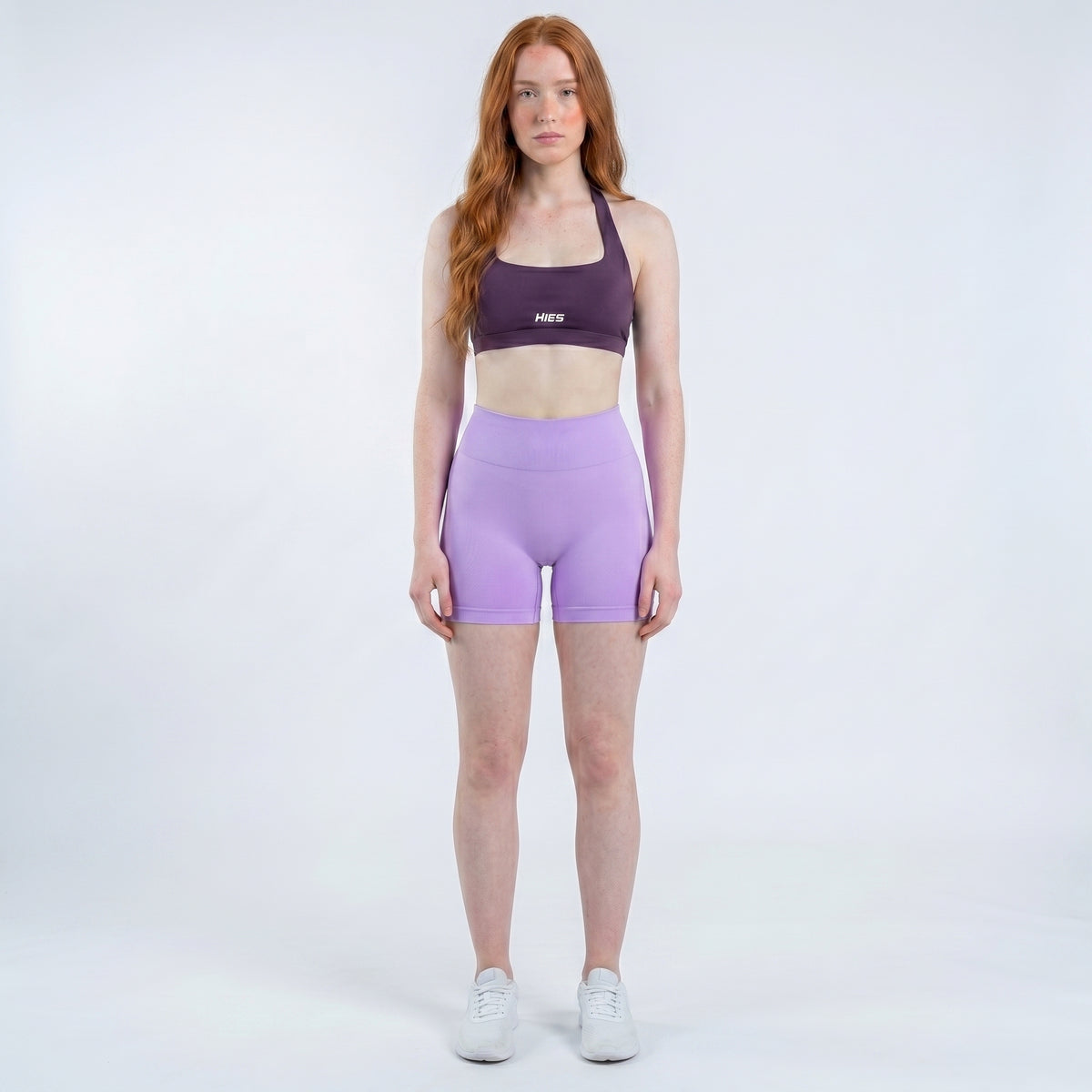 HISS Seamless Shorts in Purple Short — front view